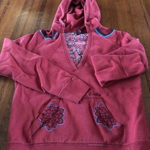 Lucky brand deep v-neck sweatshirt